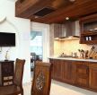 东南亚风格的开放式厨房装修效果图片