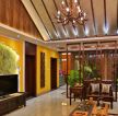东南亚风格的客厅装修效果图大全2023