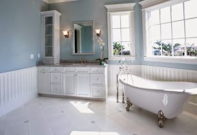卫生间安装效果图 欧式浴缸