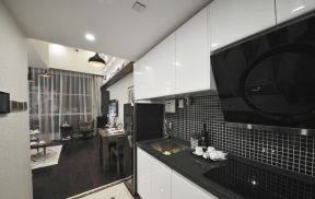 公寓式住宅厨房橱柜设计效果图欣赏