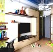 单身公寓简易电视柜装修设计图 