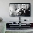 黑白风格电视墙装修图片