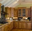家庭室内整体厨房设计装修效果图片2023