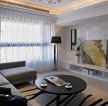 现代美式客厅转角沙发装修效果图片