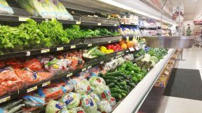 农贸市场蔬菜超市效果图 