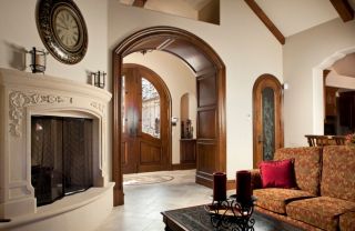  古典欧式风格室内门洞装修设计效果图
