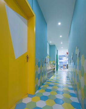 国际幼儿园室内布置装修效果图片欣赏