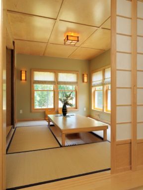 现代日式风格榻榻米家装效果图