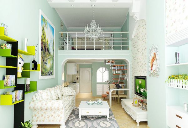 120平米房子地中海风格客厅装修效果图_装修