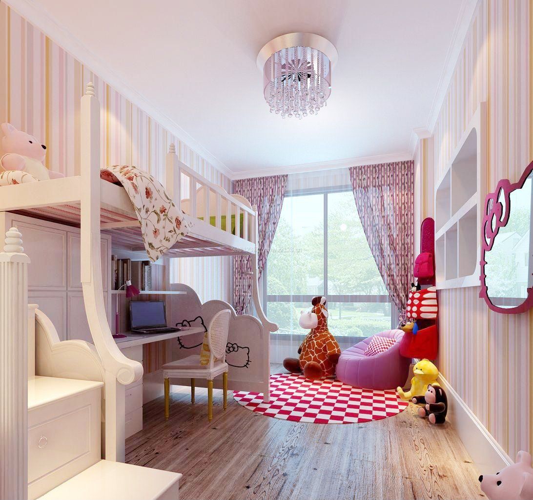 幼儿房间双层床装修