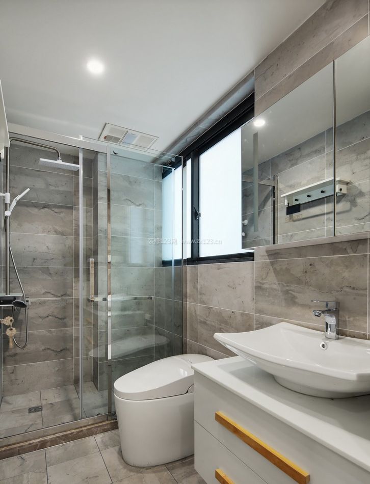 98平米房子卫生间浴室装修图