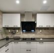 98平米房子厨房白色橱柜装修效果图片
