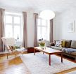 北欧式客厅沙发颜色搭配装修效果图
