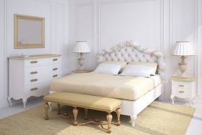 长方形的卧室摆放床图 简约欧式卧室装修效果图