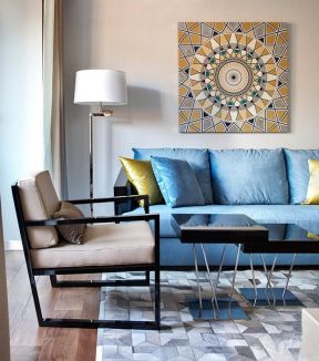 温馨超小客厅沙发颜色装修效果图