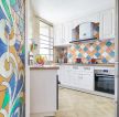 40平米公寓小户型厨房瓷砖颜色装修效果图