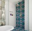 北欧浴室瓷砖背景墙装修效果图