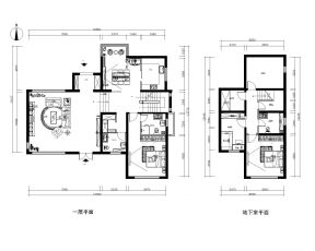 国内经典独栋别墅户型图片