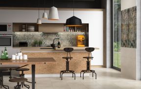 120平米最简单宜家厨房装修设计效果图片2023