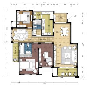 200平米以下别墅四室二厅户型图2020-每日推荐