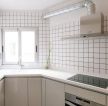 简单室内厨房墙砖设计平面图 