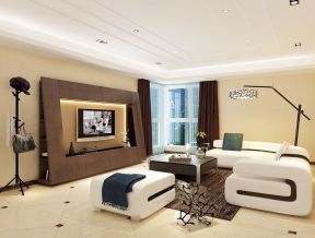简单室内设计平面图 电视墙造型设计