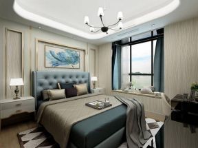 简单卧室床头背景墙 2020欧式卧室装修风格