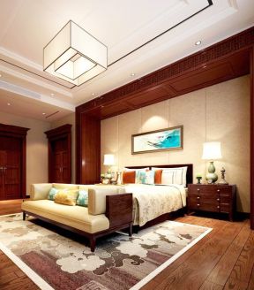2023杭州独栋别墅主卧室装修设计图片