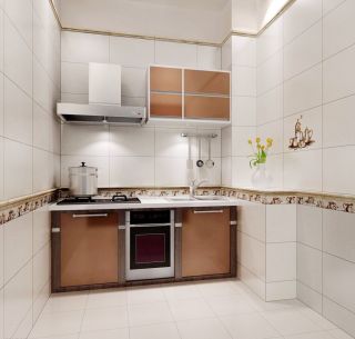 室内2023现代厨房瓷砖效果图片