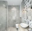 6平米时尚淋浴房卫生间瓷砖图片2023