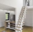 北欧室内小空间阁楼楼梯设计装修效果图