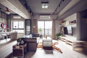 单身公寓平面图大全 北欧式客厅装修效果图