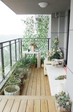  2023高層樓房陽臺花園裝修效果圖片