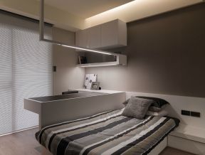 40平小复式装修 单身卧室设计