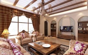 古典装修风格效果图大全图片 2020家庭客厅沙发图片