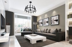 80平方米小户型复式楼设计效果图_装修123效果图