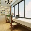 90平米美式乡村风格飘窗书桌设计装修2023