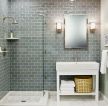 小卫生间淋浴房墙砖装修效果图片 
