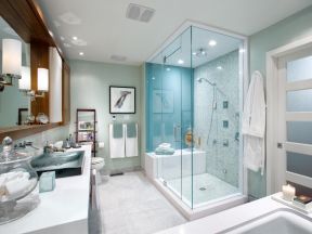 小卫生间淋浴房效果图片 2020浴室门大全