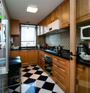 家庭小厨房设计图片 2020小户型整体橱柜