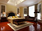 美式别墅卧室床尾凳装修效果图片2023