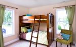 简单小卧室高低床装修效果图片