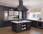 2023现代古典风格开放式厨房装修