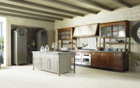 开放式厨房装修风格 2020欧美厨房设计