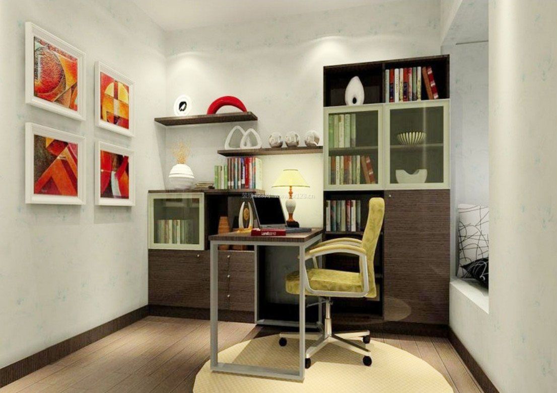 8平米现代小户型书房装修效果图2023