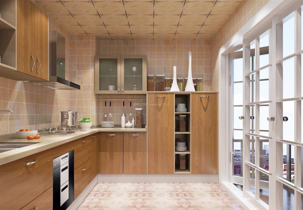 2023简约家装现代厨房墙砖贴图图片