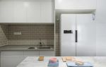 2023小空间厨房双开门冰箱装修效果图片