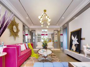 2023现代别墅客厅沙发颜色搭配设计图片欣赏