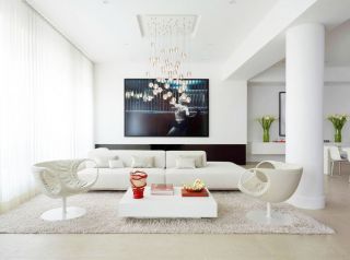 现代家装客厅水晶灯具大全图片