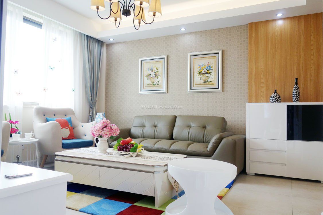 80平米小户型客厅沙发简单装修效果图